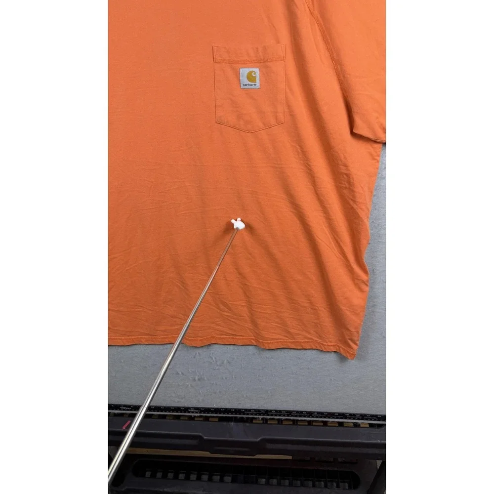 Carhartt Shirt Mens‎ 3XL Orange Pocket Workwear Short Sleeve Heavyweight